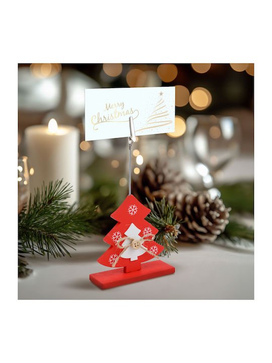 Weihnachtliche Holz-Bäume 12x8,5x3,2cm