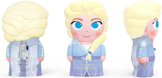 Air-Val International Παιδικό Αφρόλουτρο & Σαμπουάν Frozen Elsa 2 σε Μορφή Gel 400ml