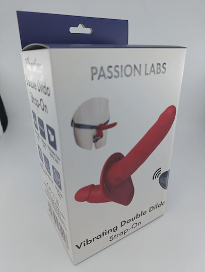 Strap-on Femei Telecomandă 10 Moduri de Vibrație Silicon