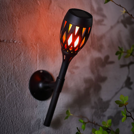 Lampă Solară Led Suspendată Ø14.5x13.5 Cm Alb Cald Grădină Terasă Balcon Ip44