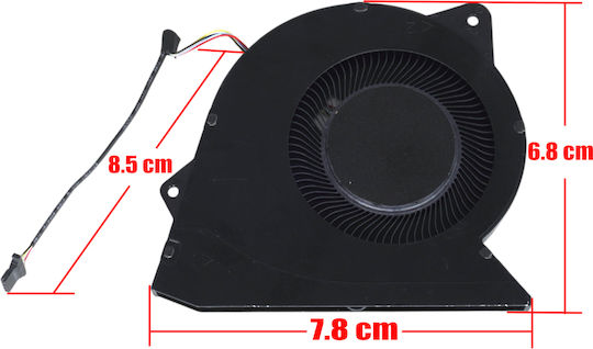 Laptop Fan Cpu Cooling Fan Dell Pro 14 Pc14250 Pc14255 16 Pc16250 Pc16250-637 Frx17 Nnwwd Pc16255 T1nnf 0t1nnf 4pin Code 81671