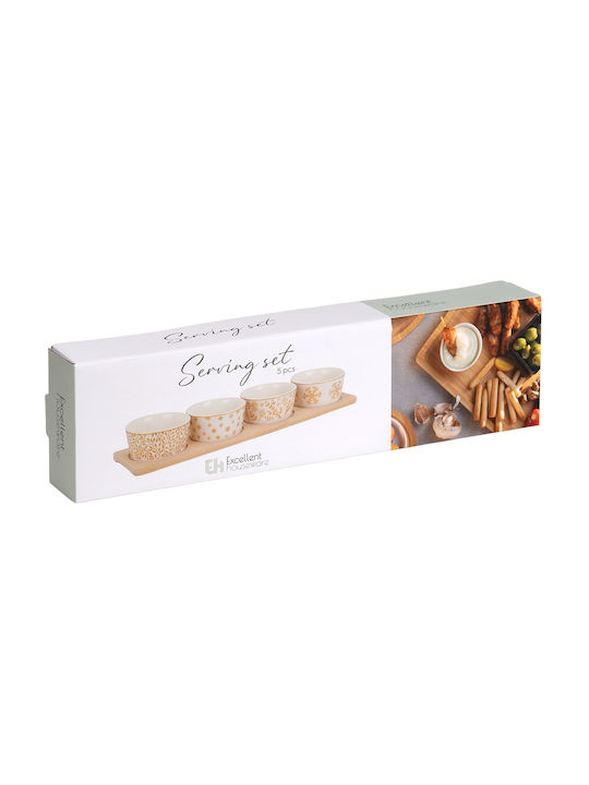 Excellent Houseware Σουπλά Στρογγυλό Κεραμικό Χρυσό 5τμχ Excellent Houseware Σουπλά Στρογγυλό Κεραμικό Χρυσό 5τμχ