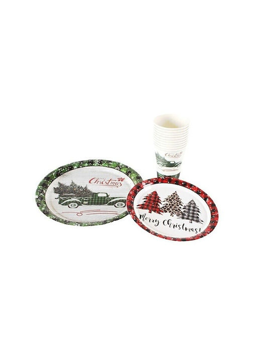 Alista Home Seturi De Masă Rotundă Multicolor 23cm 10 Bucăți