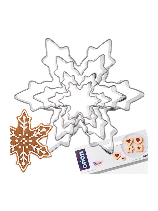 Orion Set Christmas Cookie Cutters Gray 4 Pieces