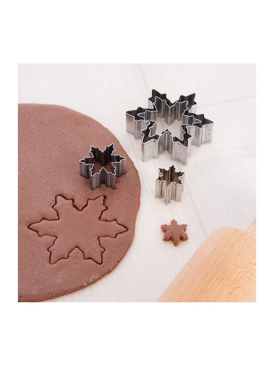 Orion Set Christmas Cookie Cutters Gray 4 Pieces