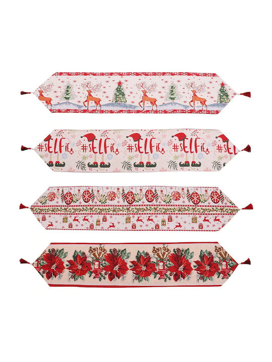 Alista Home Σουπλά Υφασμάτινο Λευκό 173x34cm Alista Home Σουπλά Υφασμάτινο Λευκό 173x34cm