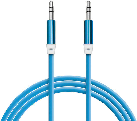 Aux Cable 3.5 Mm Jack 1m Universal Stereo Audio Cable Durable Metal Connector Anti-tangle