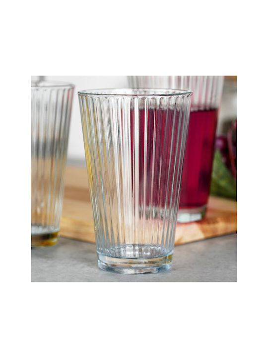 Excellent Houseware Σετ Ποτήρια Κοκτέιλ/Ποτού / Νερού από Γυαλί 270ml 3τμχ