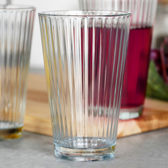 Excellent Houseware Set Pahare Apă / Cocktail Din Sticlă 270ml 12 Bucăți