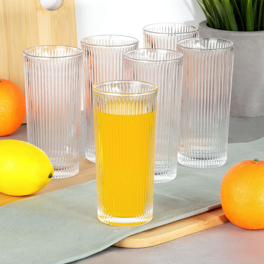 Vilde Set Pahare Cocteiluri Pentru Apă Din Sticlă 320ml 6 Bucăți