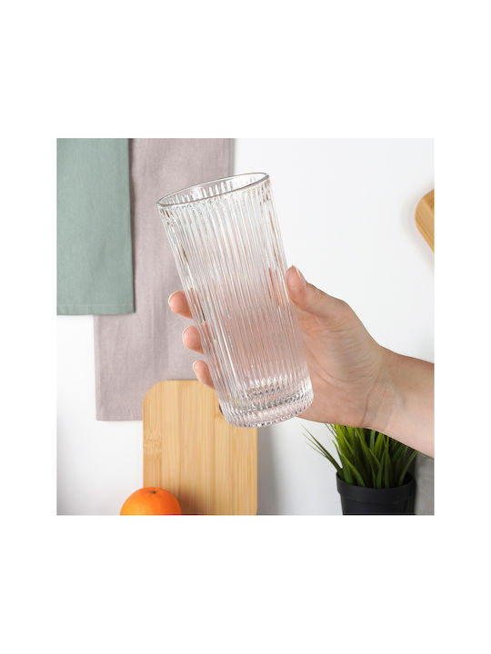 Vilde Set of Cocktail/Drinking and Water Glasses Made of Glass 320ml 6 Pieces