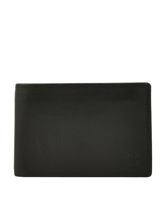 Δερμάτινο Ανδρικό Πορτοφόλι με RFID Μαύρο