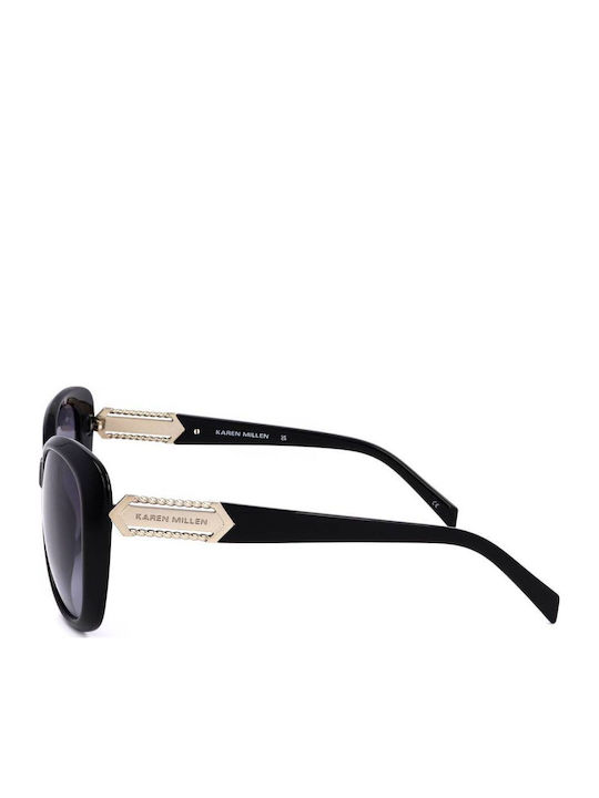 Karen Millen Γυναικεία Γυαλιά Ηλίου με Μαύρο Σκελετό KM5049 001