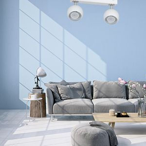 Light Home Двоен Спот в Черен Цвят