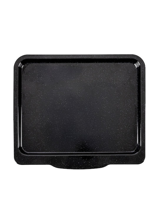 Orion Stainless Steel Baking Pan with Enamel Interior Coating 40x40cm