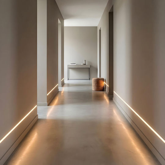 Profil De Aluminiu Îngropat Pentru Bandă LED Placă De Gips-Carton 1 M Profil LED Tencuibil Bandă LED Canal LED