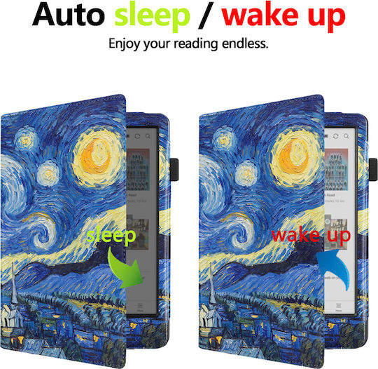 Case Kobo Clara Bw Inkora Stand Starry Night