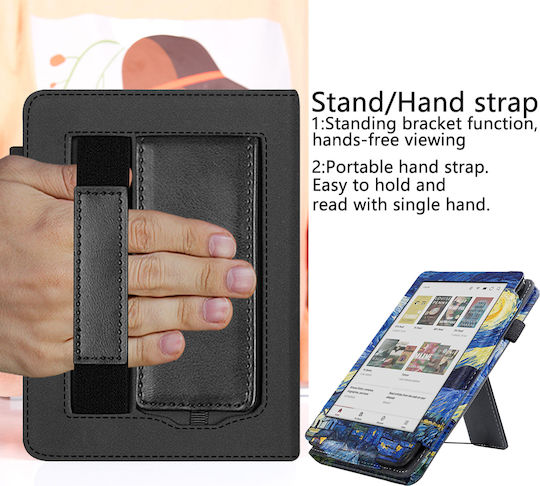 Case Kobo Clara Bw Inkora Stand Starry Night