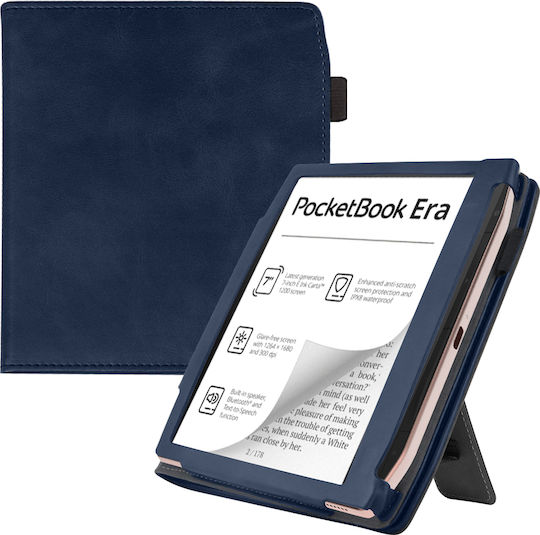 Pocketbook Era Color Inkora Tablet Hüllen Stand Dunkelblau