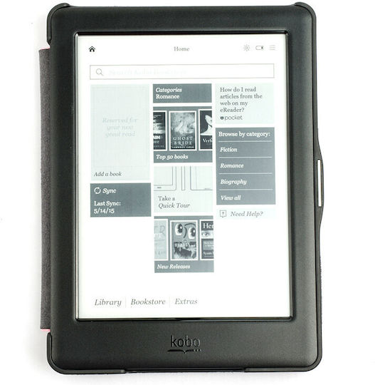 Husă Kobo Glo 6" Kobo Glo HD Inkora One Neagră