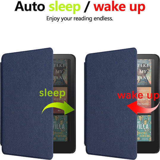 Калъф Kindle Paperwhite 2024 7" Inkora Lite Тъмносин