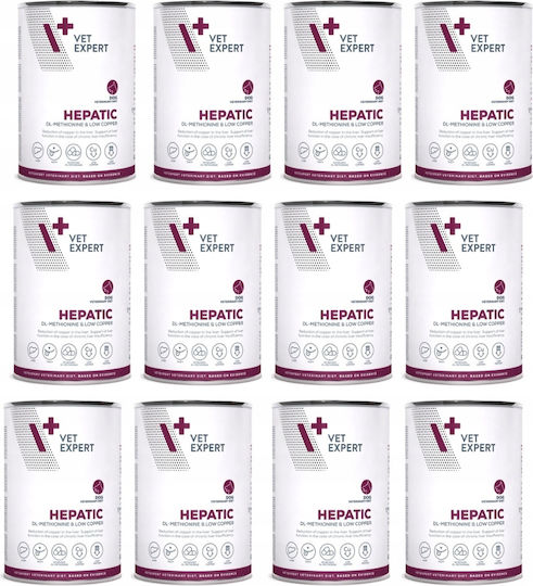 Wet Dog Food in Cans Diet with Chicken and Liver Grain-Free 12x400gr