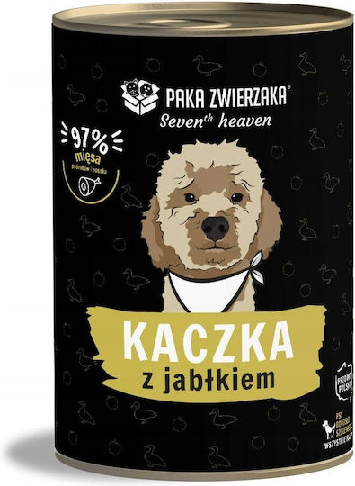 Paka Zwierzaka Nasses Hundefutter Dose Diät Mit Ente Und Fleisch 6x400gr