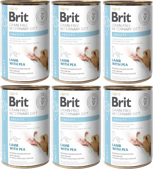 Brit Diets Течна Храна За Кучета С Агнешко Месо И Сьомга Без Зърнени Храни 6x400gr