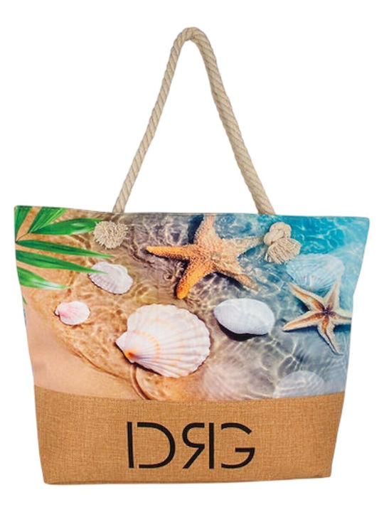 De Raggi Fabric Multicolour Beach Bag