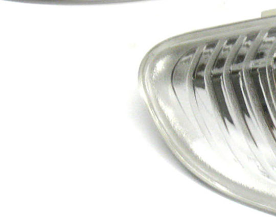 Renault Master 2010 Yellow Turn Signal White Bulb In Mirror Left + Right 2 Pcs Set