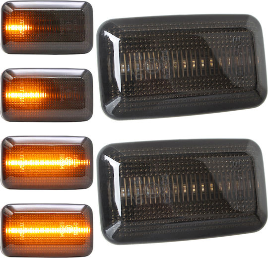 VW Corrado Golf I II Jetta I II Lumini LED Semnalizator Lateral Fumuriu Dinamic Set 2 Bucăți