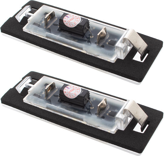 Fiat Panda 2003-2012 Lumini LED Pentru Plăcuțele De Înmatriculare Set 2 Bucăți