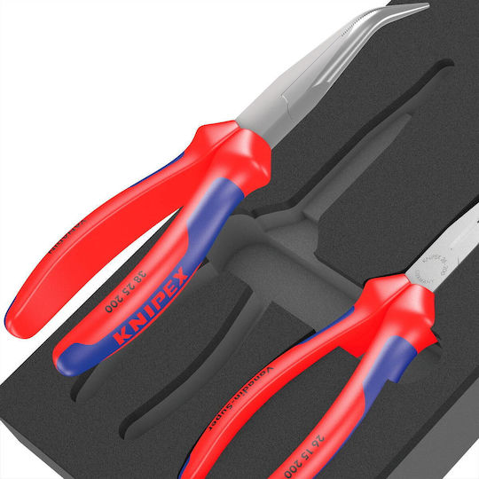 Wera 9781 Foam Insert Knipex Pliers Set 2 3 Pieces Pliers Set Black Grey In Foam Insert Workshop Trolley