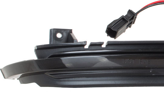 Audi A6 C7 12-18 Left + Right Turn Signal Mirror Smoked Dynamic Led 2 Pcs Set