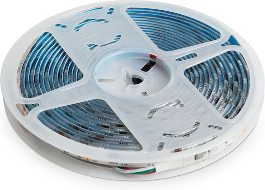 Alista Home Bandă LED RGB Rezistentă la Apă 5m Tip SMD5050 cu Sursă de Alimentare și Telecomandă
