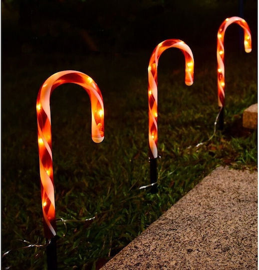 Batteriebetriebene Weihnachtsfigur Zuckerstangen Außeneinsatz 28 cm Batteriebetriebene Weihnachtsfigur Zuckerstangen Außeneinsatz 28 cm