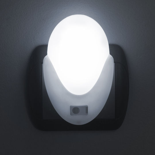 Phenom Lumină de Noapte LED Senzor de Lumină 1w 230v Pornire Oprire Automată Alb Rece