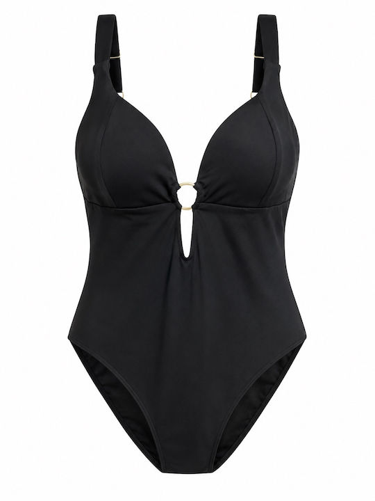Solids Costume De Baie Întregi Pentru Bust Mare Negru