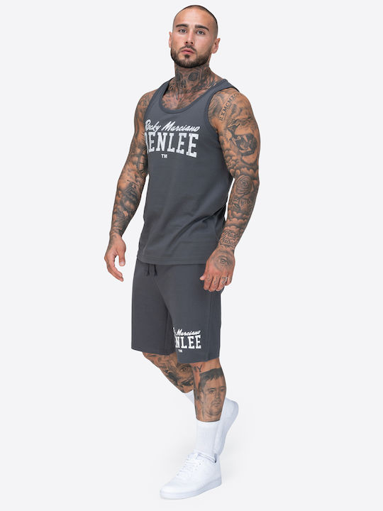 Sportliche Herrenbluse Anthracite/Weiß