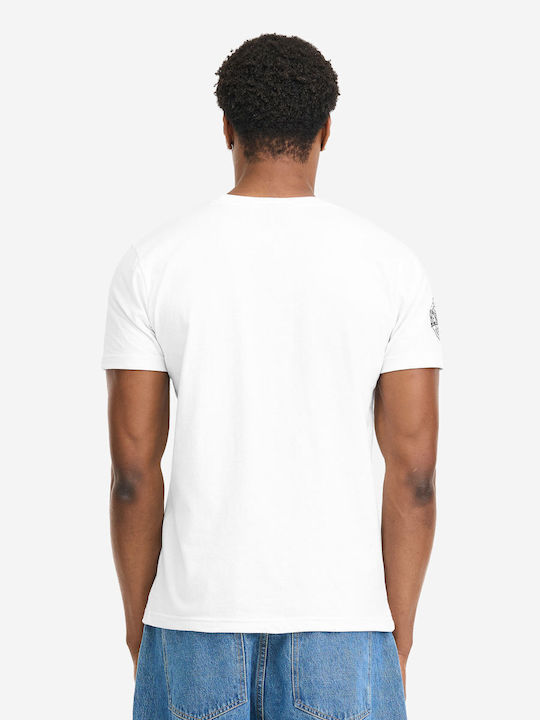 Sportliches T-Shirt Weiß/Schwarz