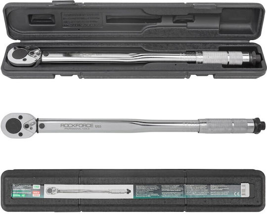 Rockforce Cheie Dinamometrică Cu Patrat 1/2" Cuplu 28-210 Nm