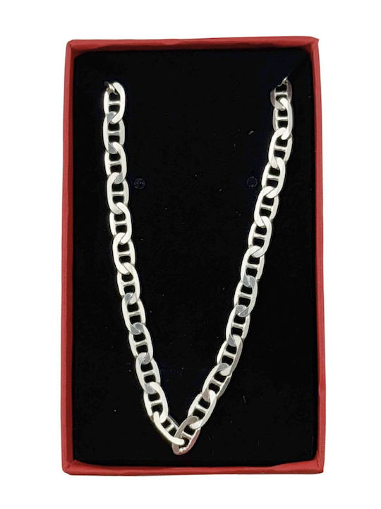 Unisex 925 Silver Chain Jolie Silver Link Chain Lock Model 12.22 G 55 Cm Silver Unisex 925 Silver Chain Jolie Silver Link Chain Lock Model 12.22 G 55 Cm Silver