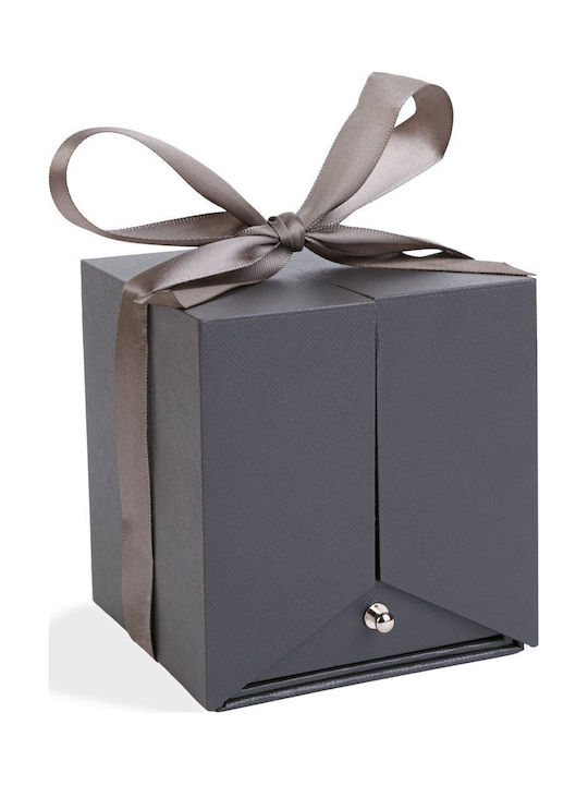 Colier Inima Pandantiv Trandafir Artificial Roșu 10cm Trandafir Etern În Cutie Cadou Romantic