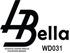 La Bella Einzel Bronze Saiten für Akustische Gitarre