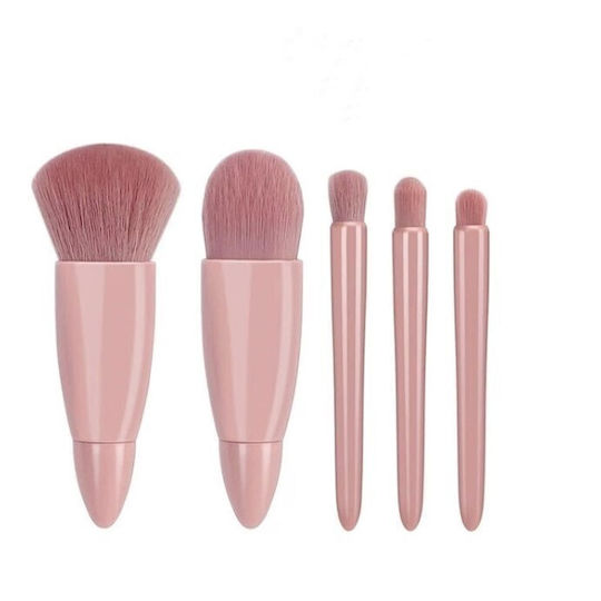 Alista Home Set Profesional Cu Pensule De Machiaj Pentru Fundație Din Perie Sintetică 5 Bucăți