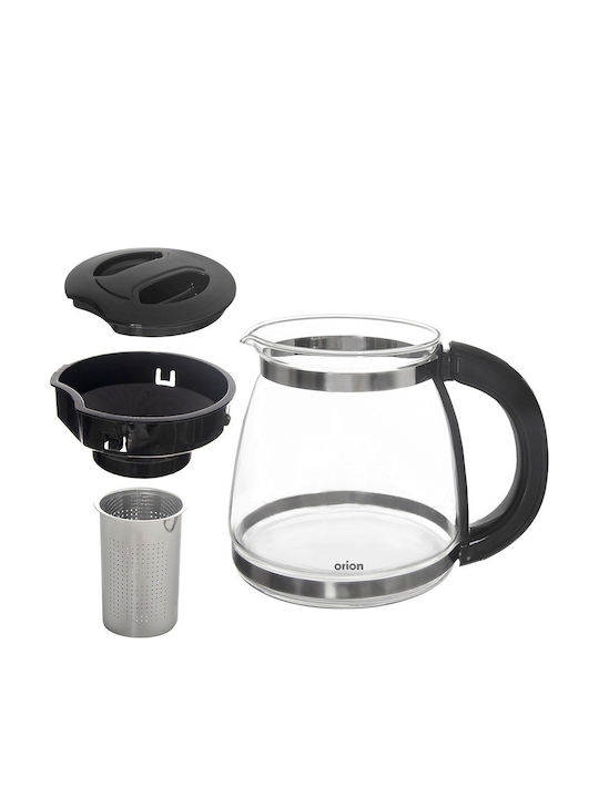 Orion Teekanne mit Filter Glas Transparente 1730ml