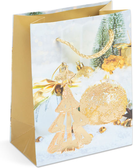Alista Home Geantă Hârtie Crăciun Pentru Cadou 11.4x14.6x6.4cm 12 Bucăți