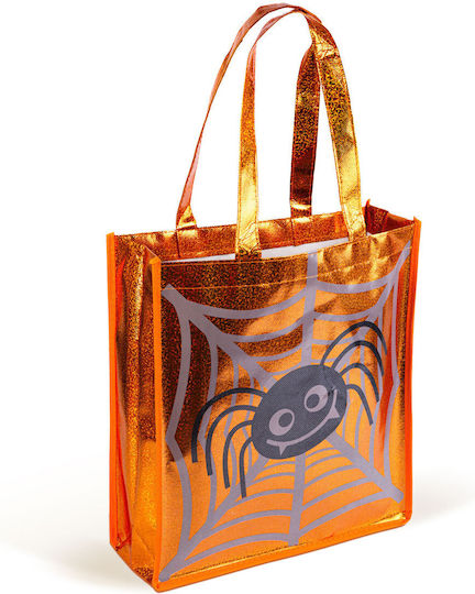 Alista Home Τσάντα για Δώρο με Θέμα "Halloween" Πορτοκαλί 30x33εκ.