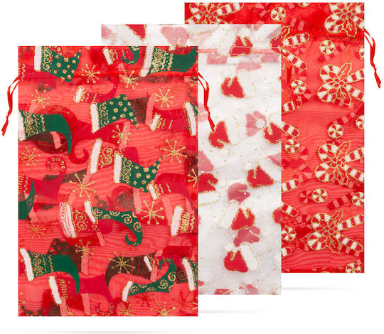 Alista Home Geantă Transparentă Pentru Cadou De Crăciun 20x30cm 12 Bucăți