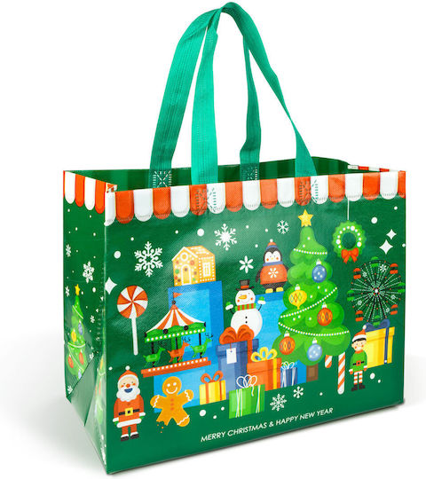 Alista Home Geantă Tesătura Crăciun Pentru Cadou Roșie 25x17x31cm